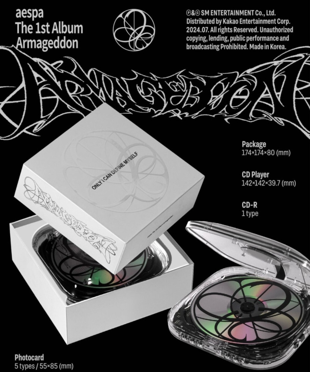 ON HAND/Sealed] Aespa 1st Album Armageddon CDP Cd Player+5 Photo