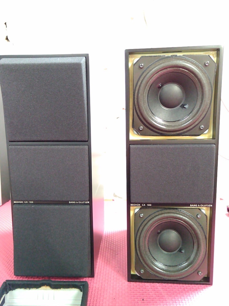 Bang Olufsen BeoVox CX100 Speakers Compact 3-way BLACK Aluminium