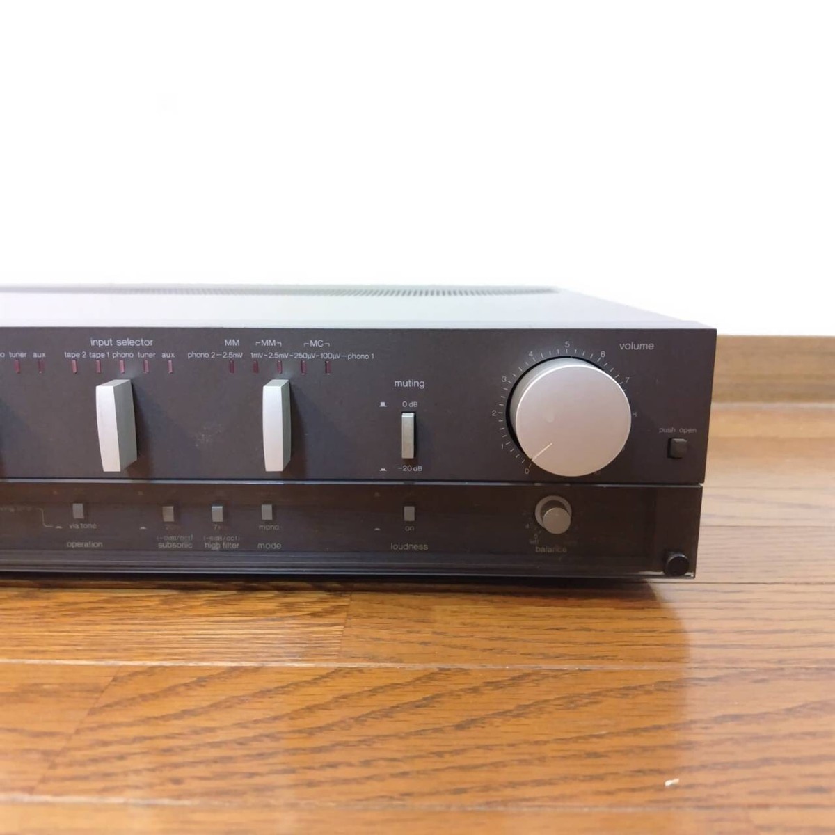 Technics SU-A6 Stereo Control Amplifier Pre-Amp Audio Confirmed