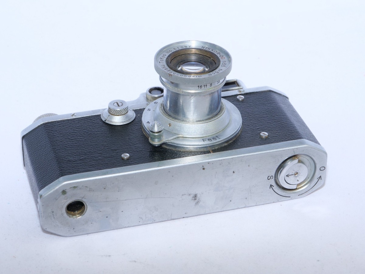 Canon Seiki-Kogaku S-II camera, Nikkor-QC 5cm f3.5 lens. Circa