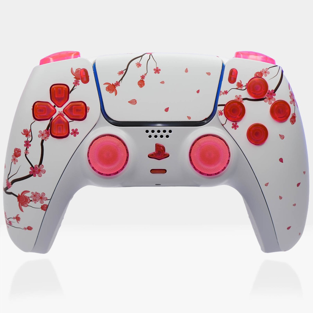 Sakura Neon PS5 Controller PlayStation 5 Esports Custom Cherry