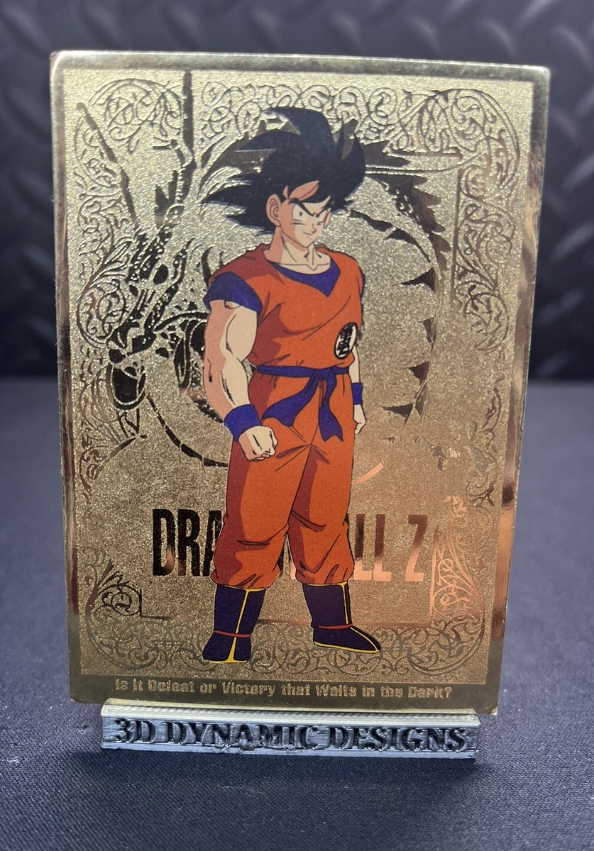 1998 Dragon Ball Z Series 2 Gold Metallic Goku #G1 JPP/Amada 🔥 | eBay