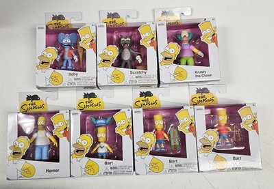 The Simpsons Jakks Pacific 2.5-inch Figure Set Of 7 | eBay