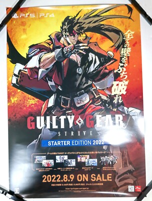 Game Official Promo Poster GUILTY GEAR STRIVE Size B2 PS4 Ps5 Sol