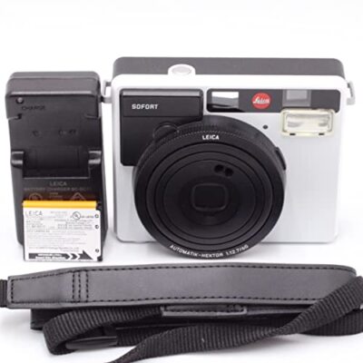 Leica Sofort White 19100 Instant Film Camera with Optical Real