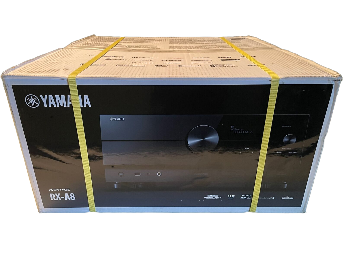 Yamaha RX-A8A AVENTAGE 11.2-Channel AV Receiver with 8K HDMI