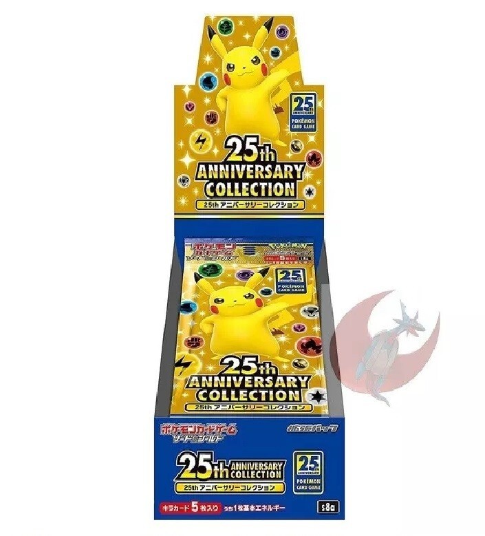 Pokemon card s8a 25th ANNIVERSARY COLLECTION Booster Box Factory