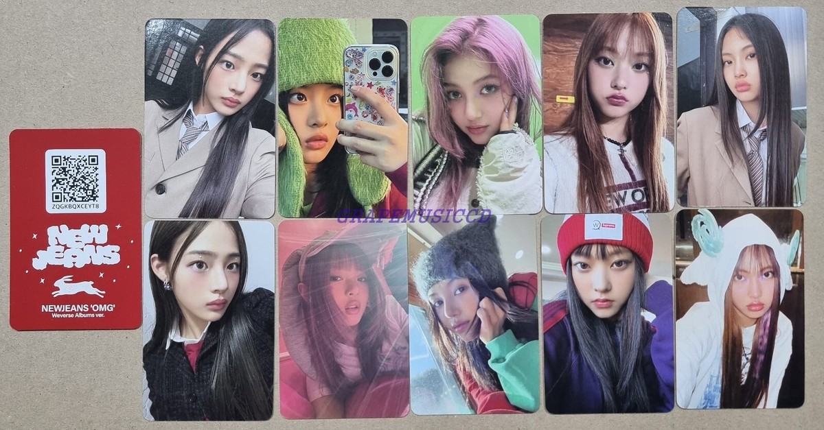 NewJeans NEW JEANS OMG K-POP Weverse Albums VER. + PHOTOCARD SET