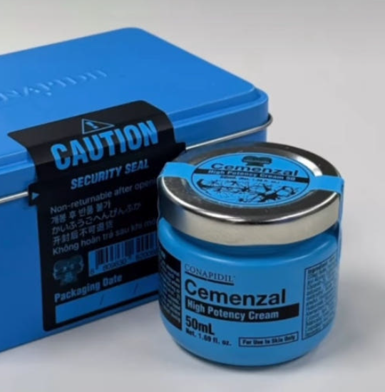 CONAPIDIL Cemenzal High Potency Cream 50ml / 1.69 fl.oz - Express