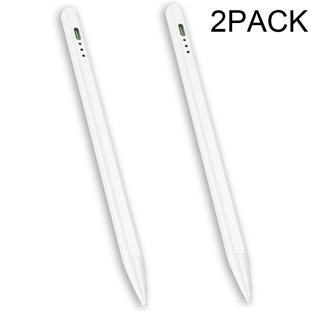 2PACK For Apple Pencil Stylus iPad 10/9/8/7/6th, Air 5/4/3, iPad