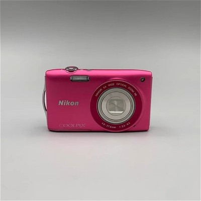 Nikon COOLPIX S3300 Strawberry Pink 6x Zoom 16.0MP Digital Camera