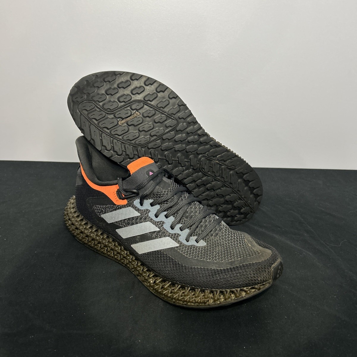 ADIDAS 4DFWD 2 CARBON BLACK ORANGE MENS RUNNING SHOES RARE GZ6943