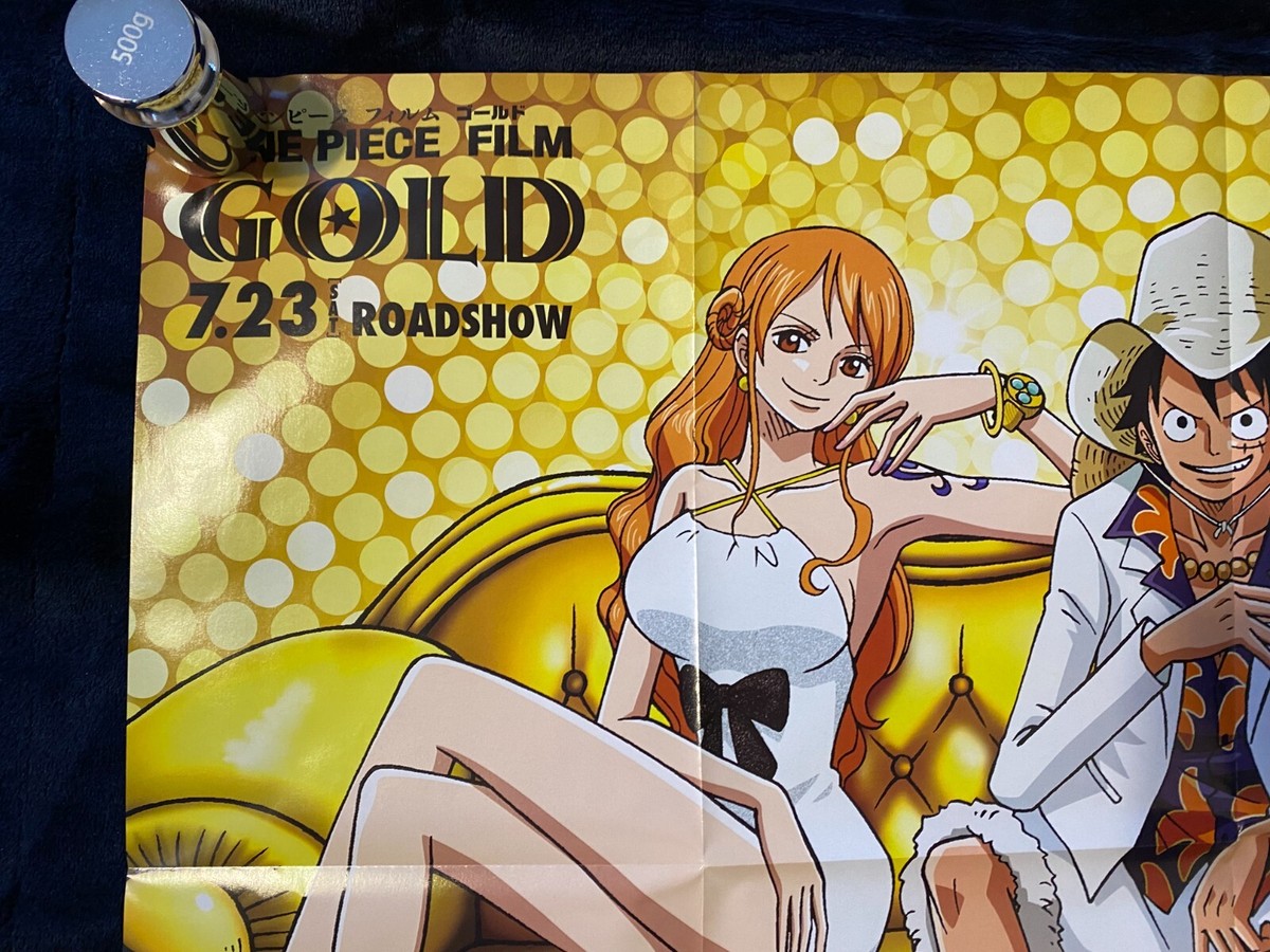 ONE PIECE Film Gold Poster B2 20.28x28.66in Japan Limited Luffy
