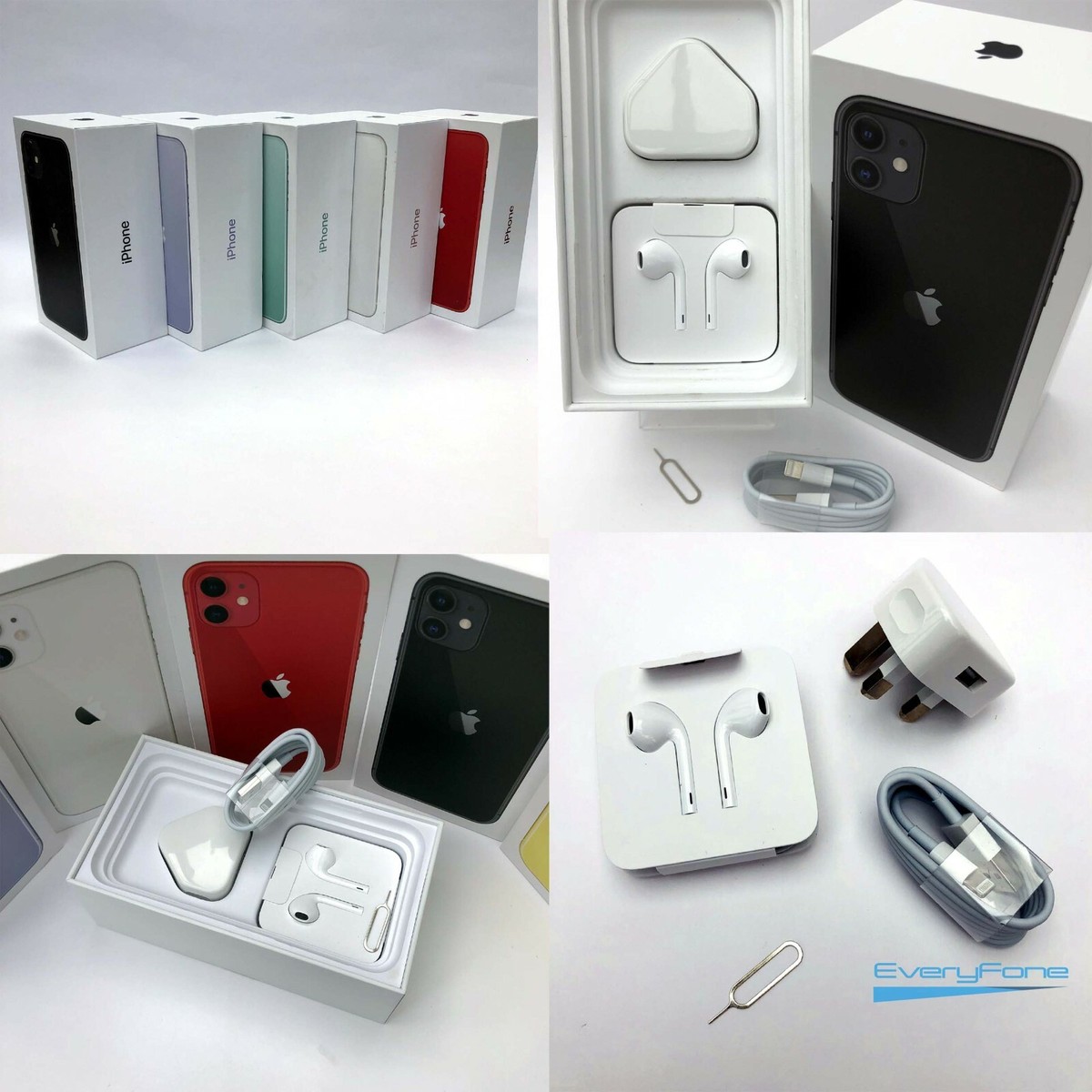 Original iPhone 11 box with or without All new Accessories 64GB