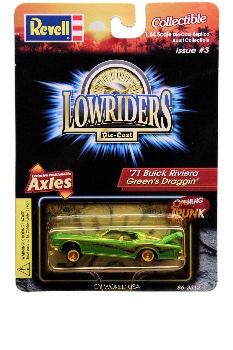 Revell Lowriders '71 Buick Riviera Green's Draggin' Issue #3