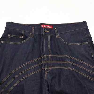 Supreme S Logo Rigid Baggy Jean Rigid Indigo | eBay