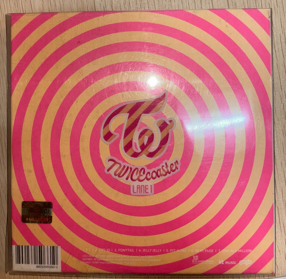 TWICE [TWICE COASTER : LANE 1] All Member Autographed Signed Album