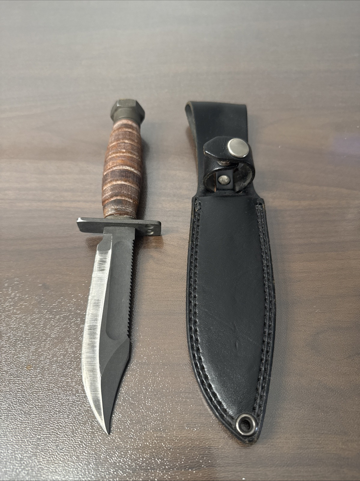 Ontario | Fixed Blade | Pilot Survival Knife | Sheath | Date 1-86