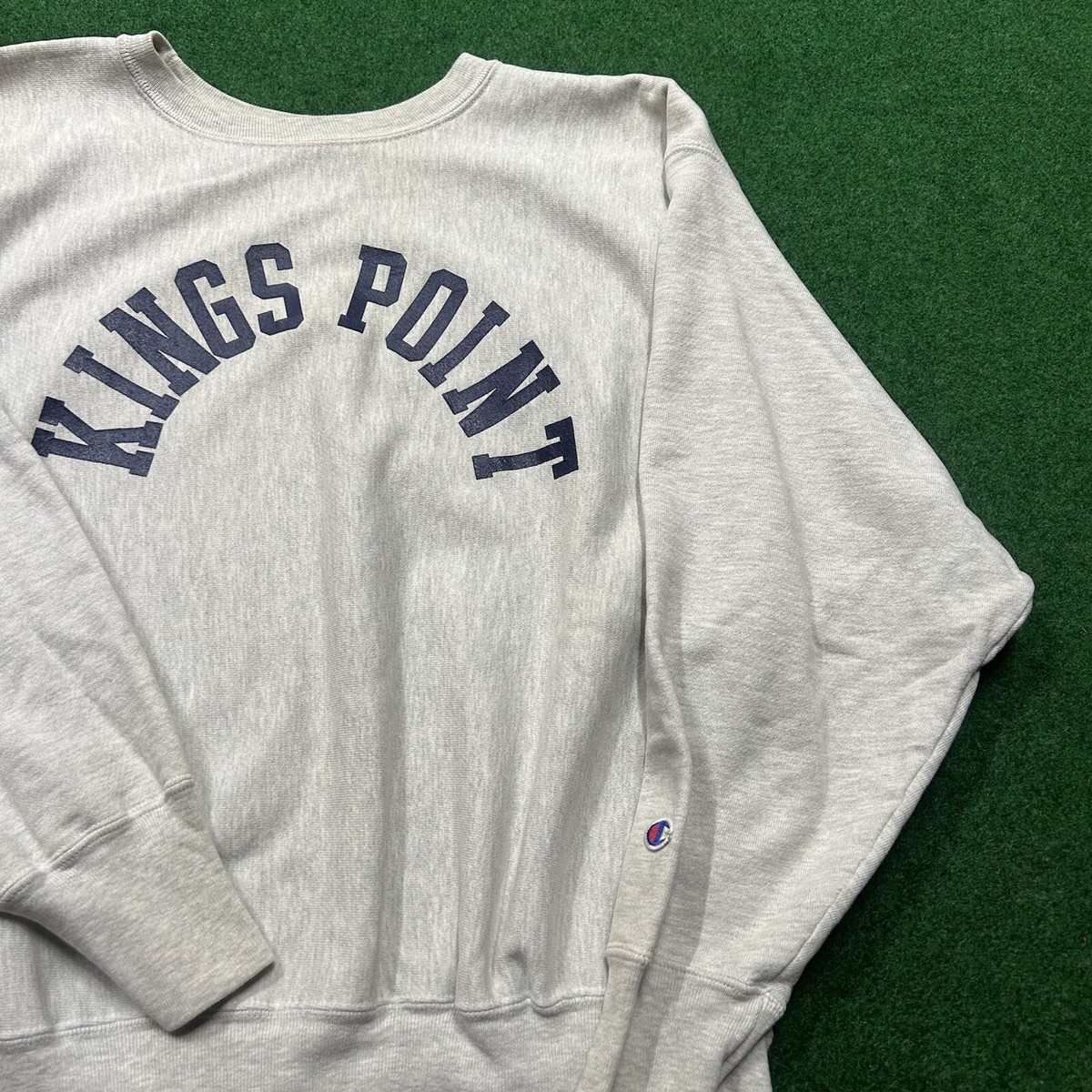 Vintage Champion Sweatshirt Mens XL Gray 90S Kings Point Reverse