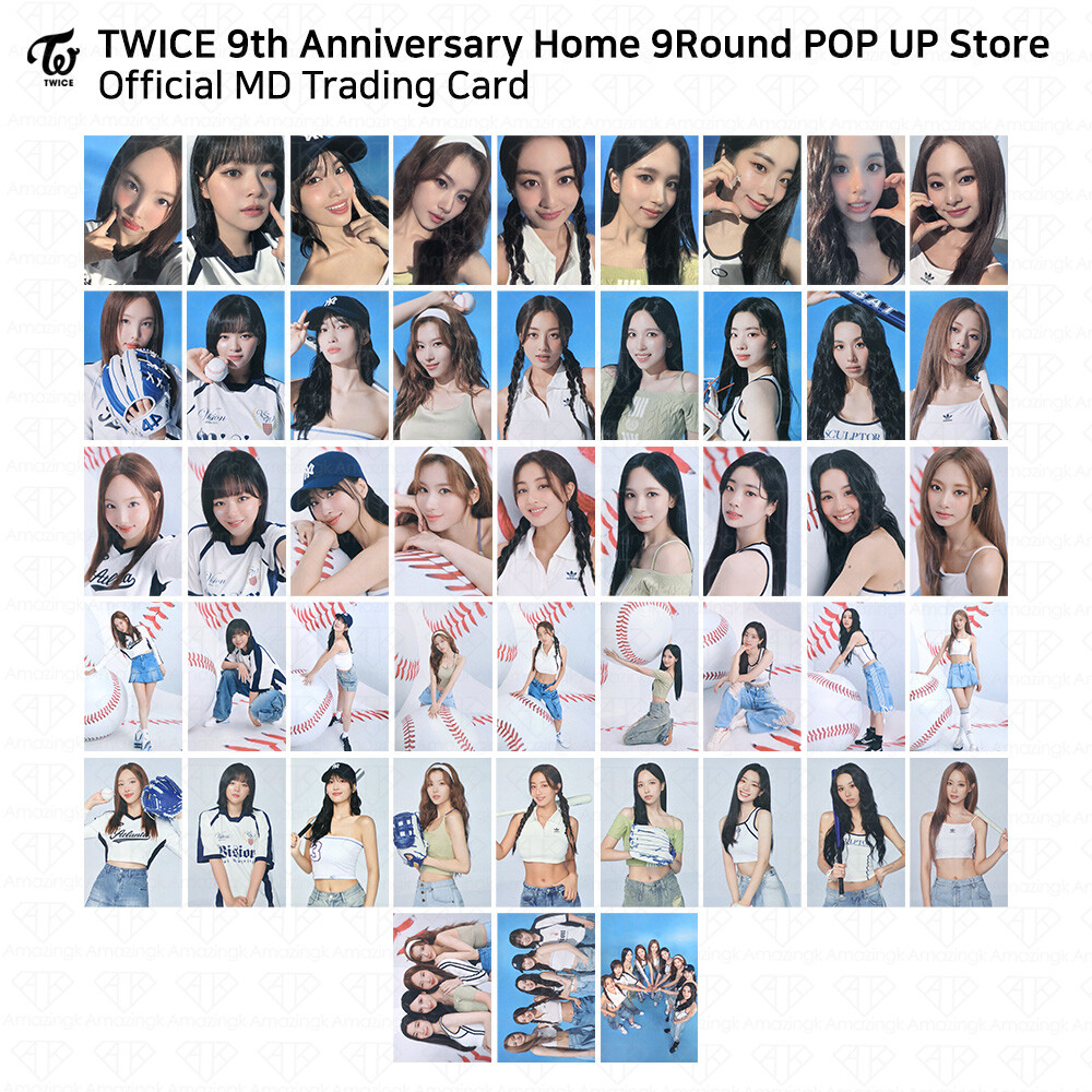 TWICE 9th Anniversary Home9Round Pop Up Store MD Trading Card