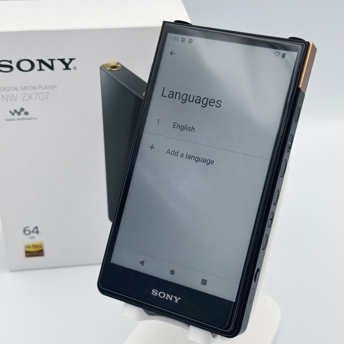 SONY NW-ZX707 WALKMAN 64GB Hi-Res ZX Series Black Audio Player