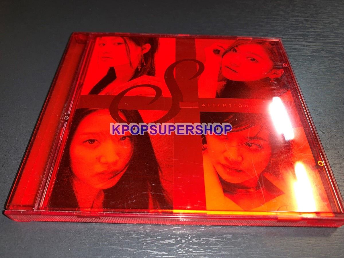 S 1st Album Attention CD Booklet Great OOP Rare First KPOP 1st Gen