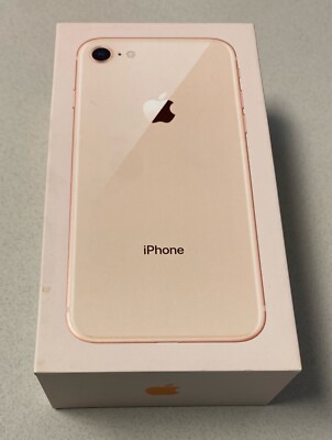BOX ONLY Apple iPhone 8 Pink Rose Gold 64GB | eBay
