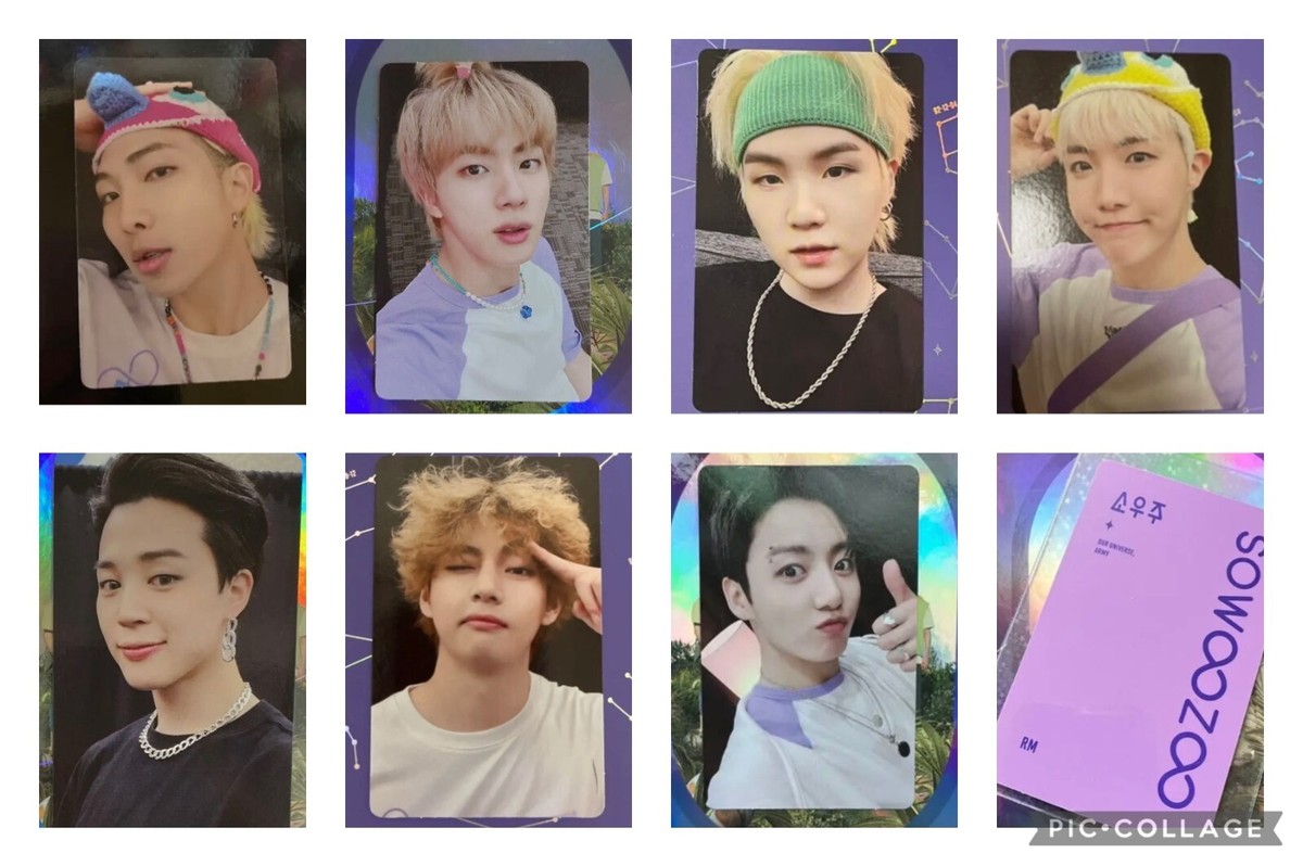 BTS SOWOOZOO DVD official photo card RM JIN SUGA J-HOPE JIMIN V