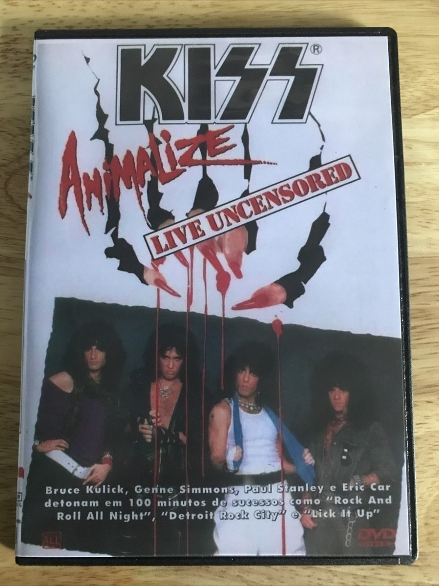 KISS - Animalize Live Uncensored 1984 DVD Gene Simmons Paul
