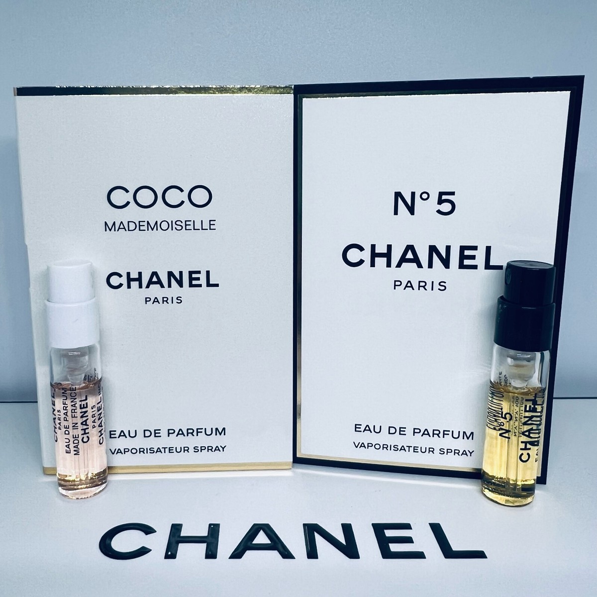 2Pc Chanel N°5 EDP & Coco Mademoiselle EDP Sample Spray Vial 1.5ml