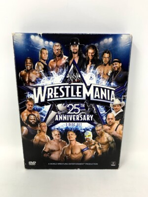 WWE WrestleMania 25th Anniversary (3 Disc Set) DVD | eBay
