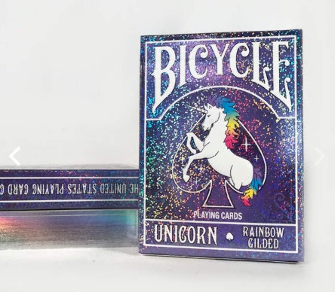 Bicycle Limited Edition Unicorn Rainbow Gilded Playing Cards (Rare