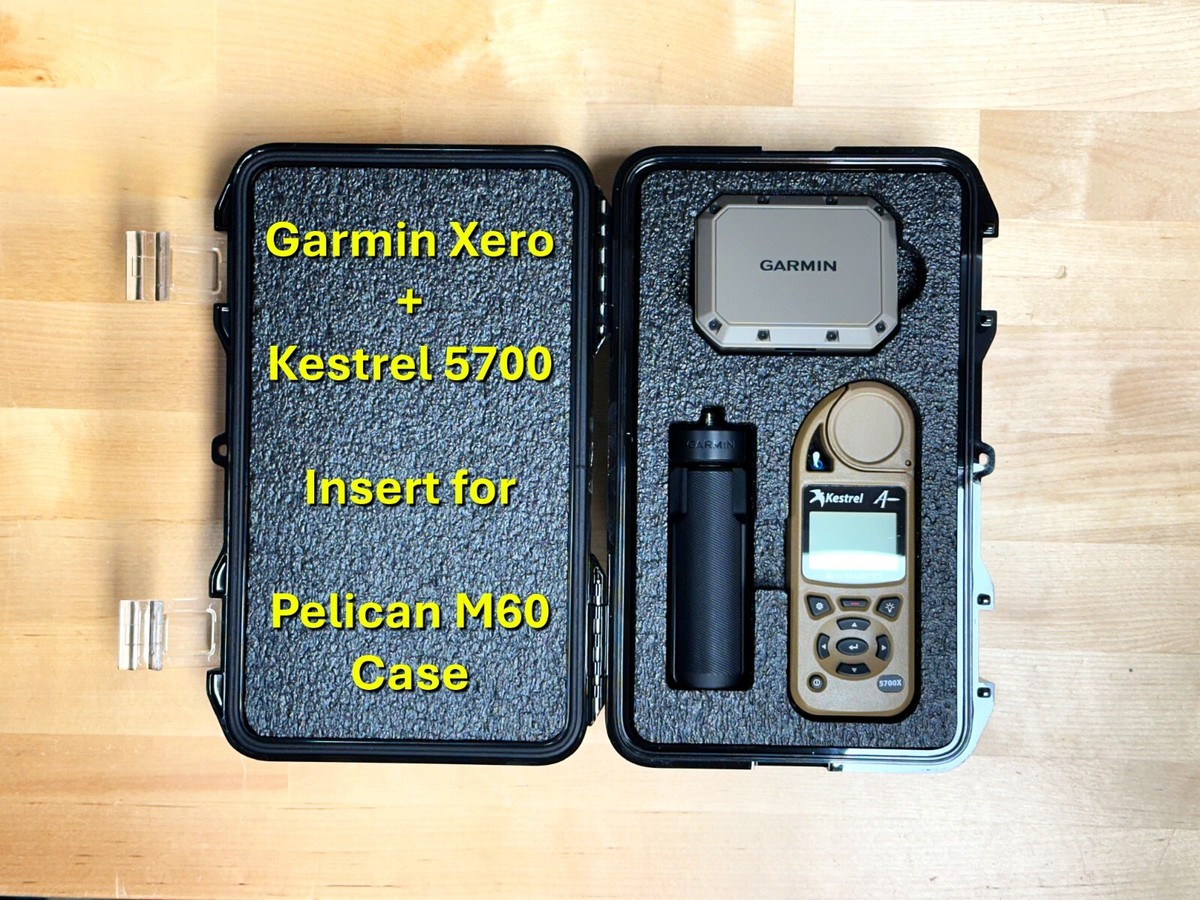 Pelican M60 - Garmin Xero C1/C2 & Kestrel 5700 - Case Insert | eBay