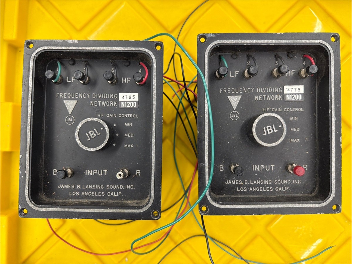 JBL N1200 Crossover Frequency Dividing Network Pair Vintage | eBay