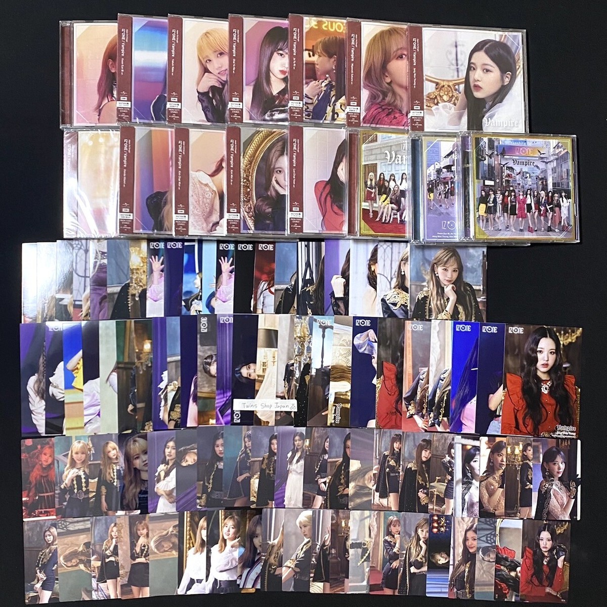 IZ*ONE Japan 3rd single Vampire CD Photocard Photo set IZONE IVE