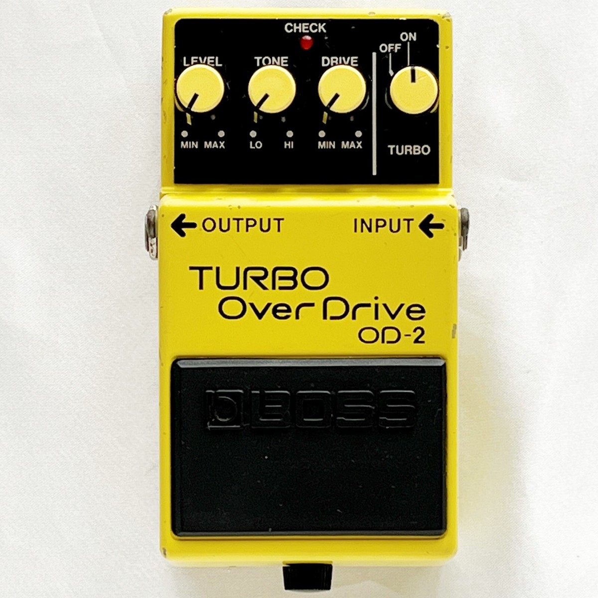 Boss Turbo Overdrive OD-2 1993 Vintage Guitar Pedal Black Label