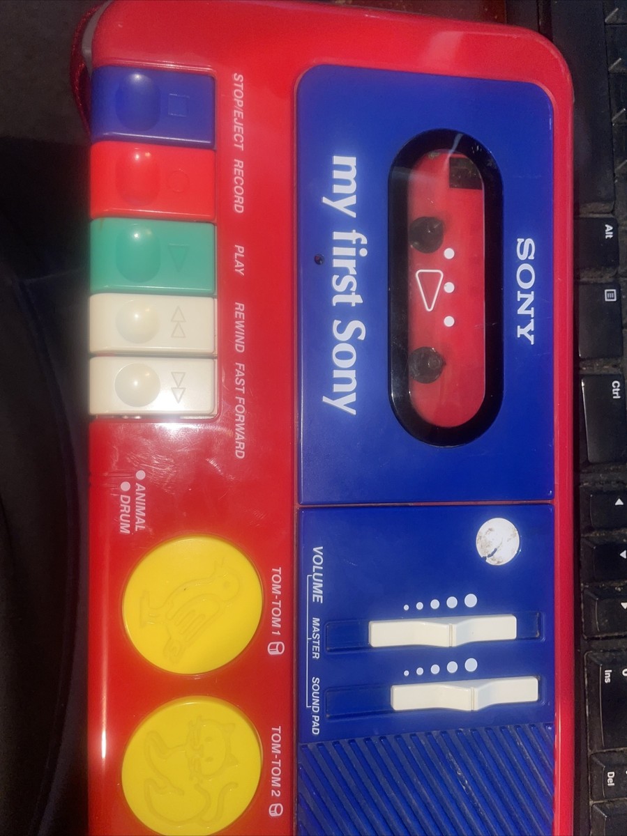 VNTG My First Sony Cassette Recorder TCM4040 Drum Animal Sound