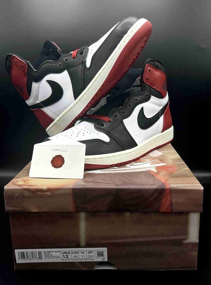 Size 9 - Air Jordan 1 Retro OG High Black Toe Reimagined for sale
