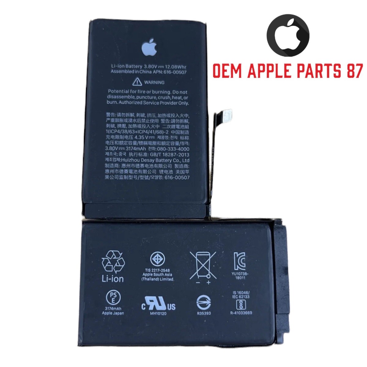 Original OEM Authentic Apple iPhone X Battery Replacement Battery