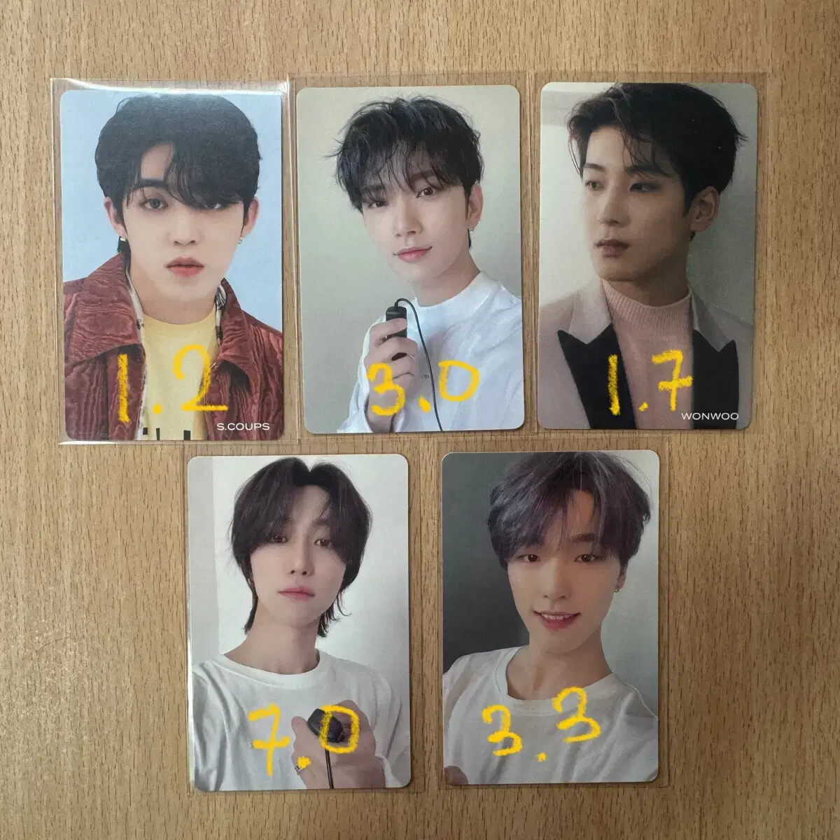 SEVENTEEN Hijana Hitorijanai Carat Van hmv Poca Escoops Wonwoo