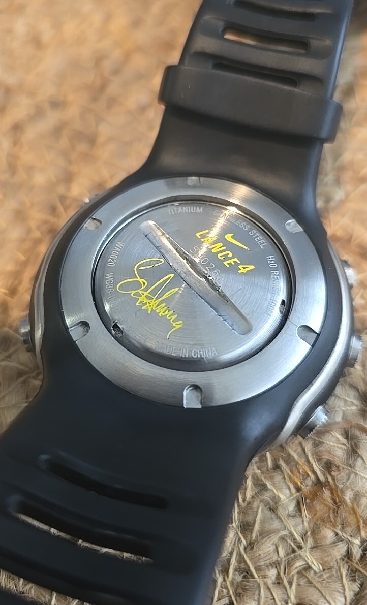 Nike Timing Lance 4 Black Titanium Digital Sports Watch (WA0020