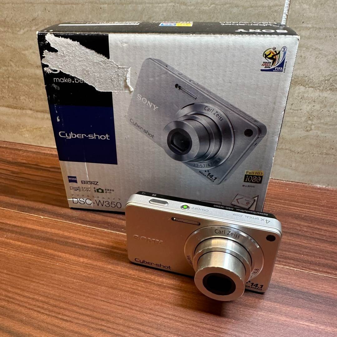 Buy Sony Cyber-shot DSC-W350 14.1MP Digital Camera - Silver online
