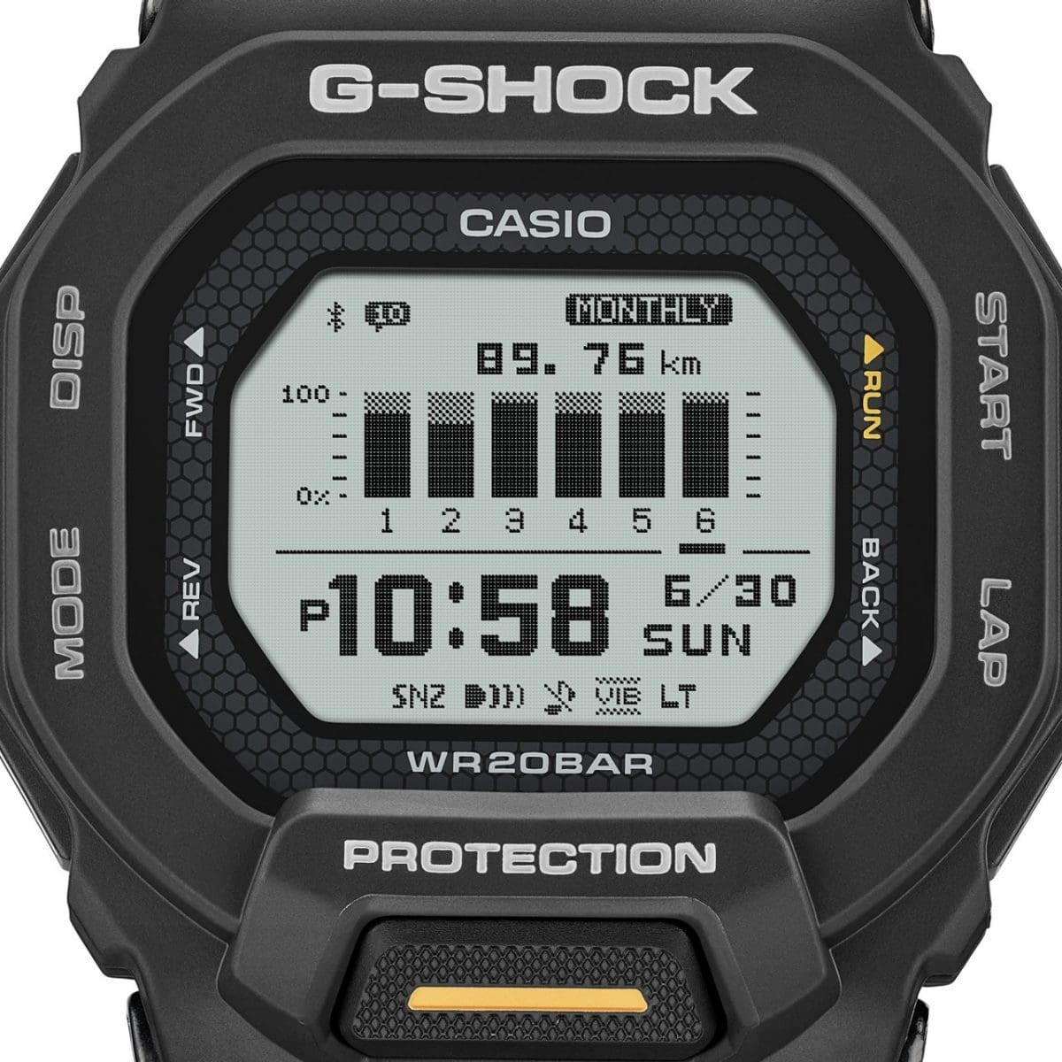 Casio G-Shock G-SQUAD GBD-200-1A1JF Bluetooth Mobile Sport Digital