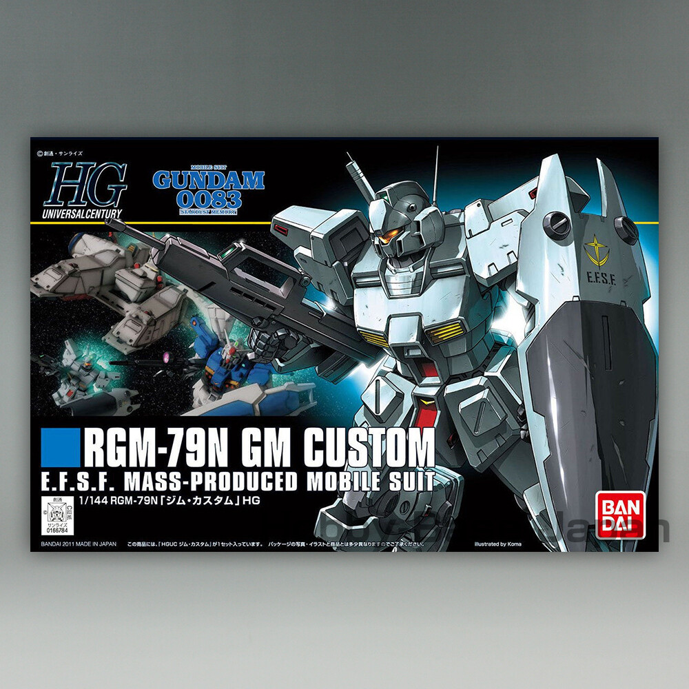 HGUC 1/144 RGM-79N GM CUSTOM [Japan Import] BANDAI SPIRITS Gundam