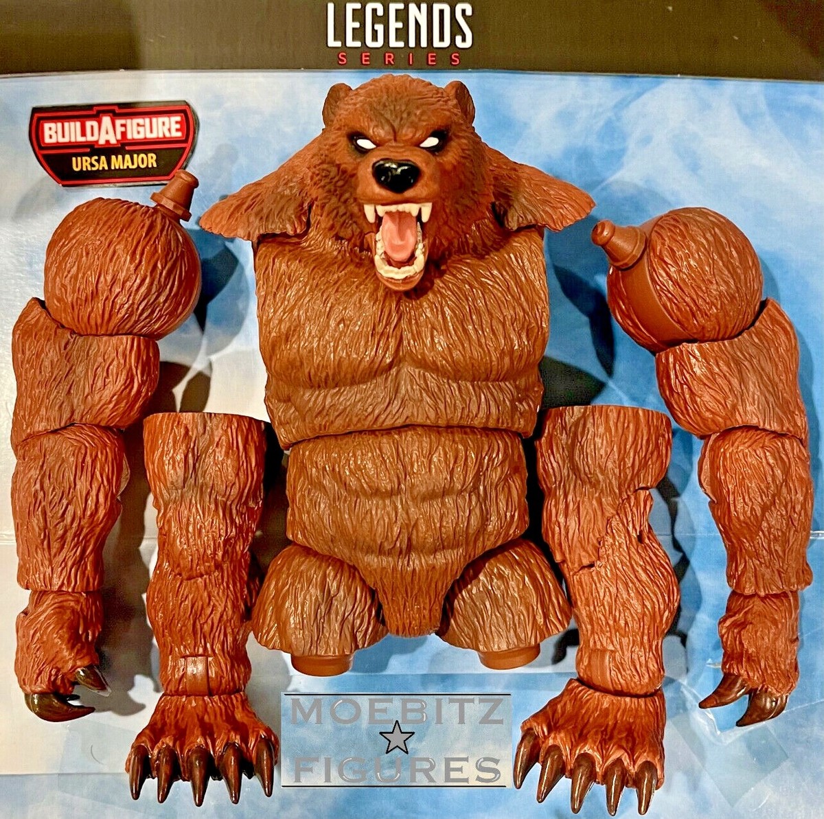 URSA MAJOR BAF Marvel Legends Head Torso R L Arm Leg Right Winter
