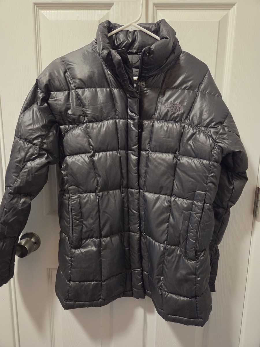 The North Face 600 Fill Grey Puffer Down Jacket Without Hood