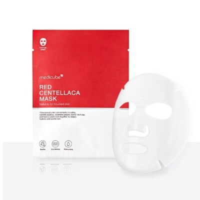 medicube 美顔器 ピンク Red Centella Mask 付属 medicube 美顔器
