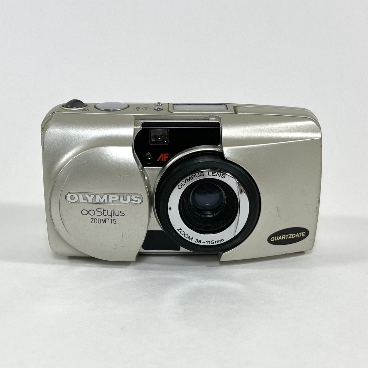 Olympus Stylus Zoom 115 35mm Point and Shoot Camera for Parts or