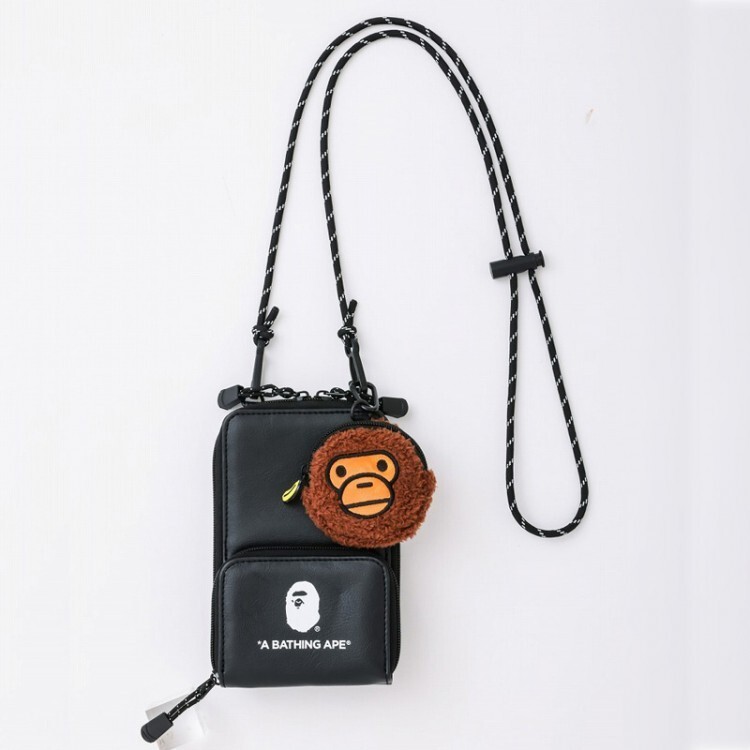 BAPE KIDS A Bathing Ape Smartphone Shoulder Bag MILO Coin Case