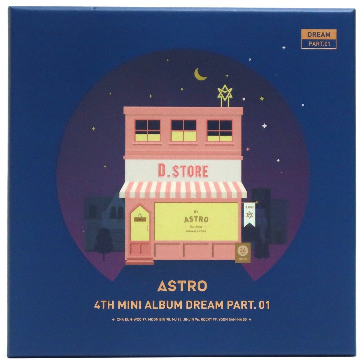 Astro - Dream Part. 01 Night Version CD Album + PC + Moonbin Pre